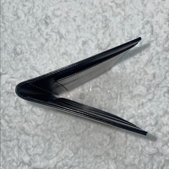 New Montblanc Meisterstück Bi-fold Slim Leather Unisex Long Wallet Black - Picture 7 of 9